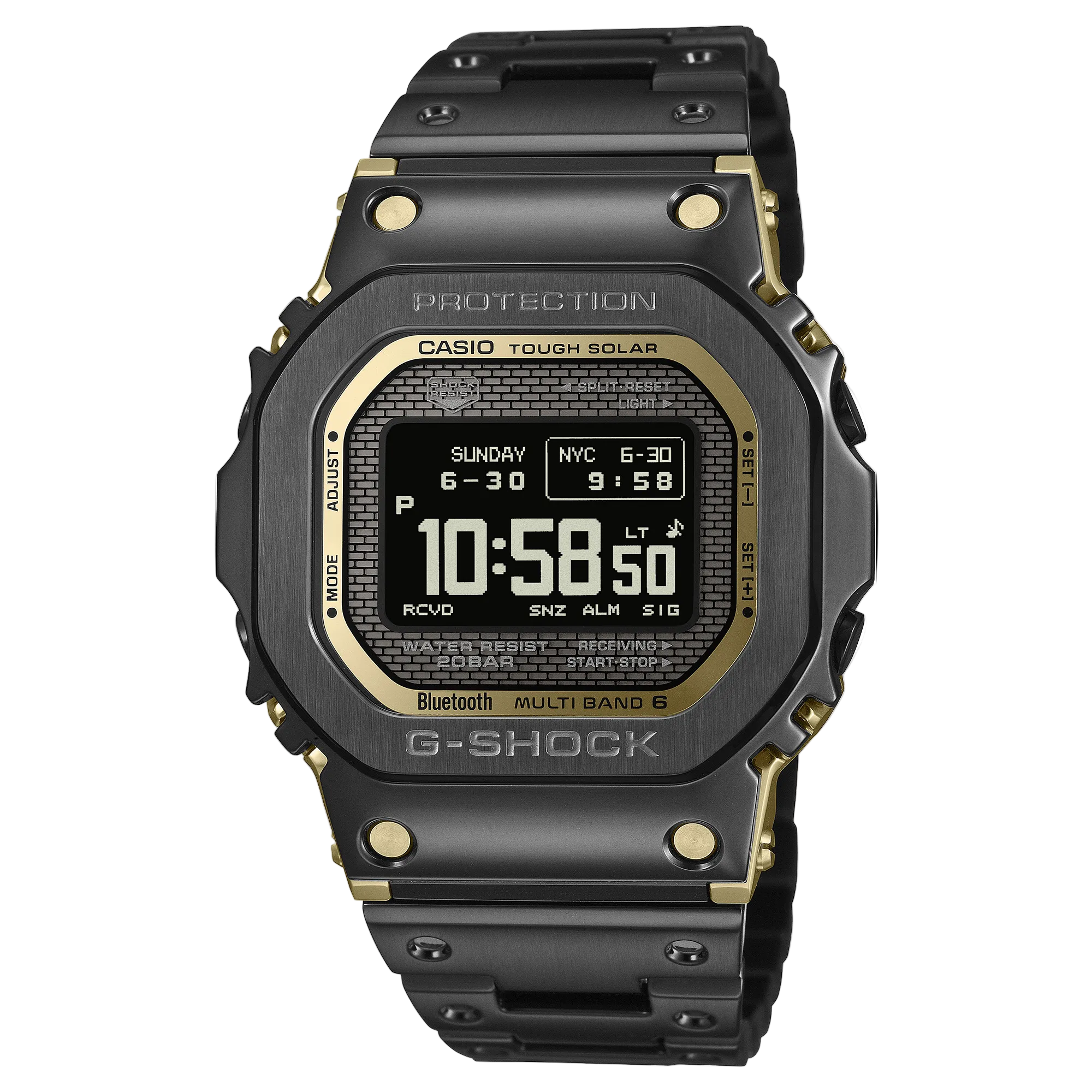 G-Shock Full Metal Black Dial Stainless Steel Watch GMWBZ5000BD-1D