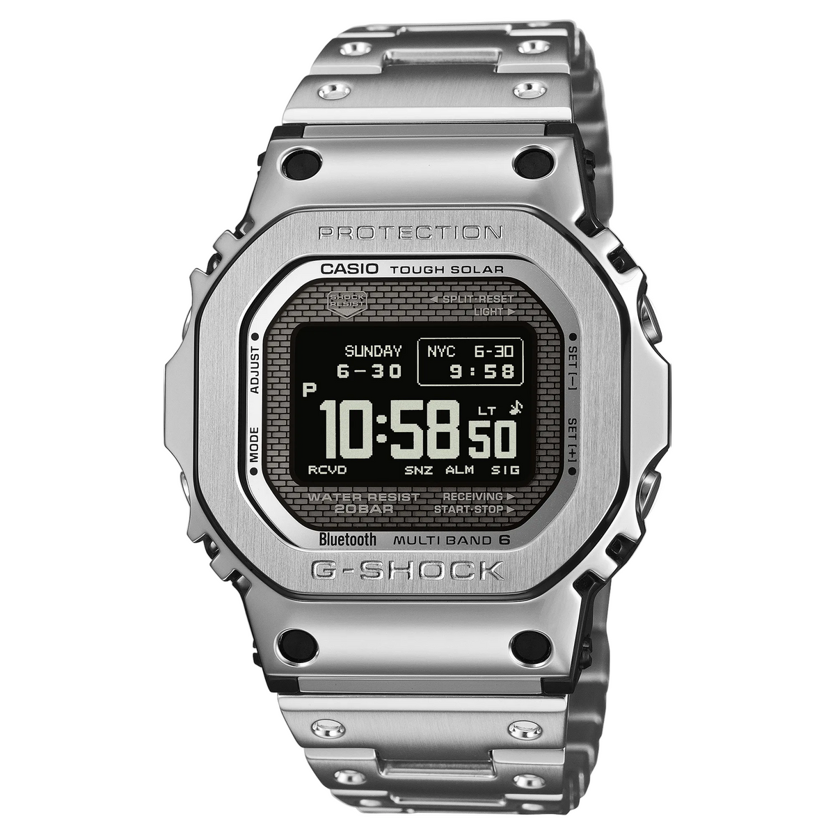G-Shock Full Metal Black Dial Stainless Steel Watch GMWBZ5000D-1D