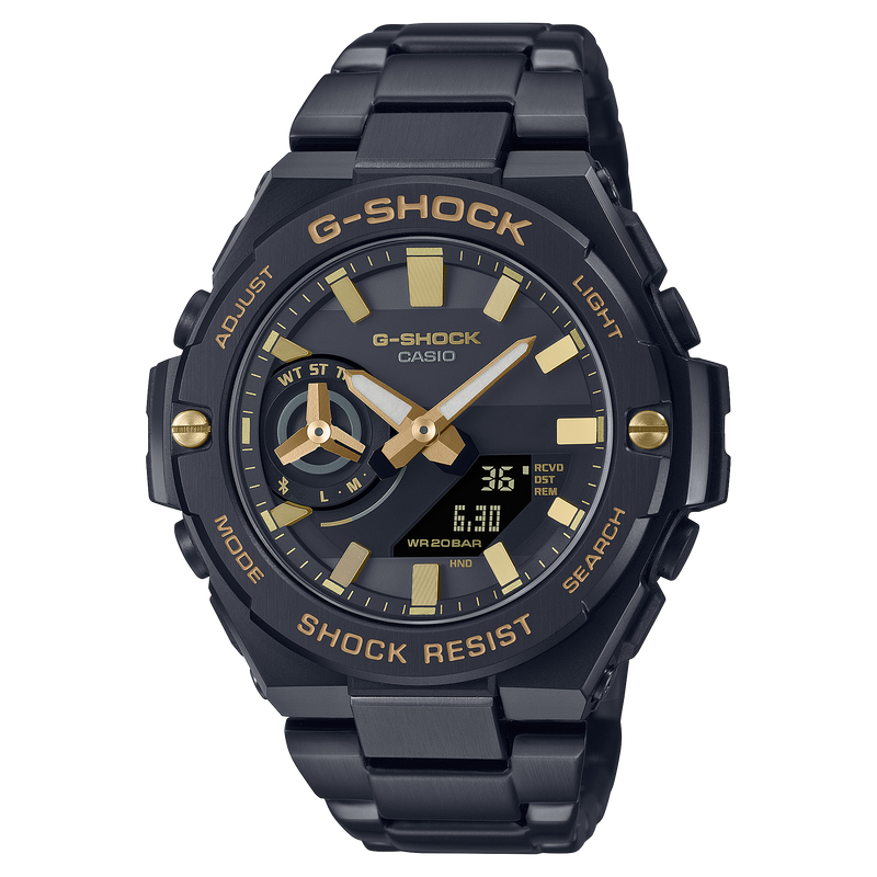 G-Shock Black Stainless Steel Solar Watch GSTB500BD-1A9