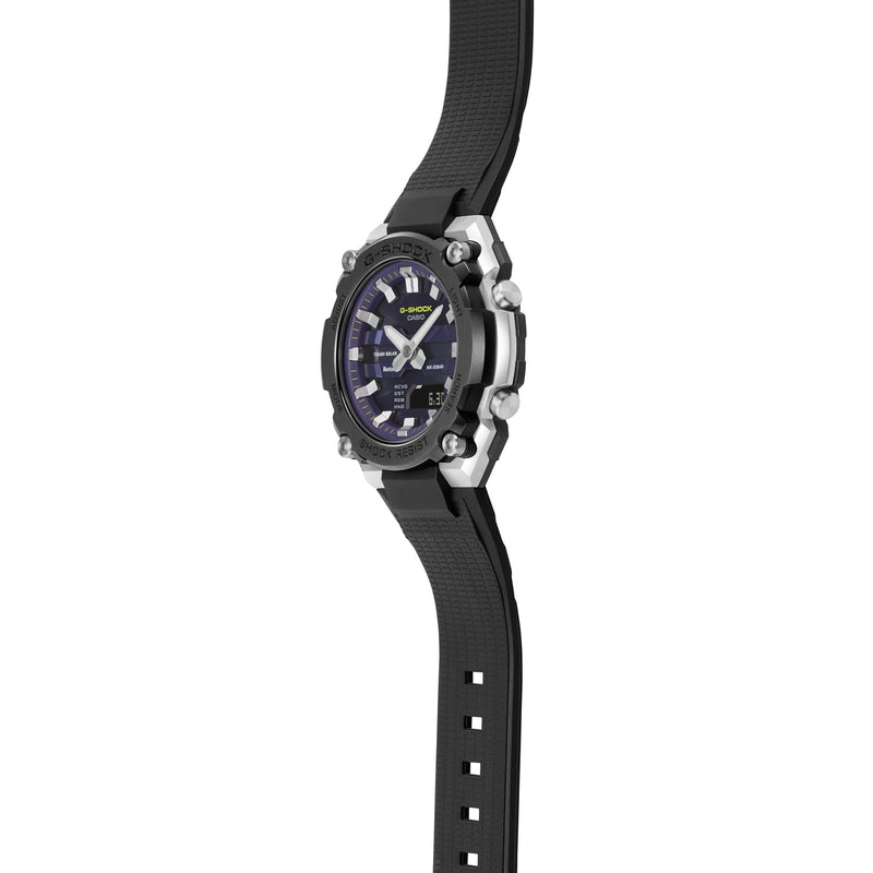 G-Shock DUO G-Steel Mid Thin Black Resin Band Watch GSTB600A-1A6