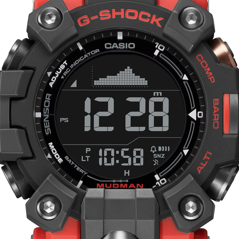 G-Shock Master of G-Land Mudman Black Dial Resin Band Watch GW9500-1A4