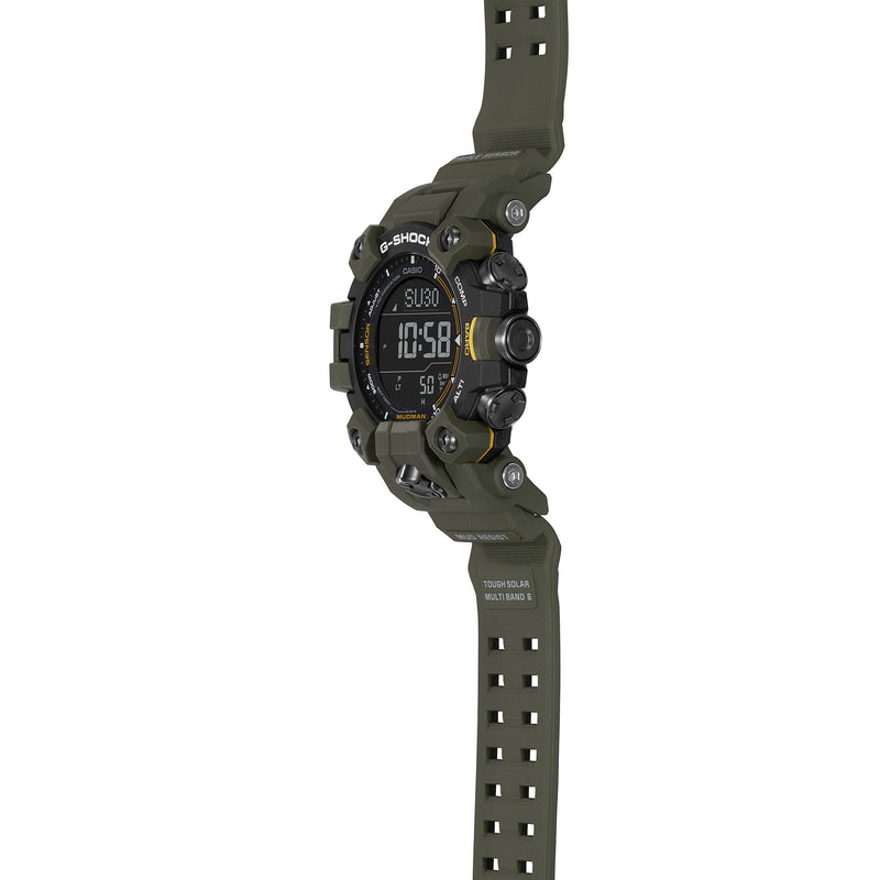 G-Shock Master of G-Land Mudman Green Resin Band Watch GW9500-3D