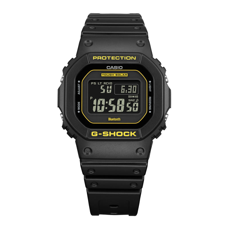 G-Shock Digital Caution Black Resin Band Watch GWB5600CY-1D