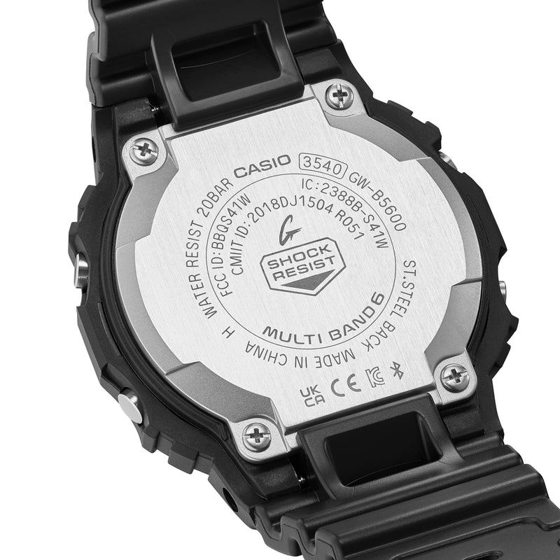 G-Shock Digital Caution Black Resin Band Watch GWB5600CY-1D