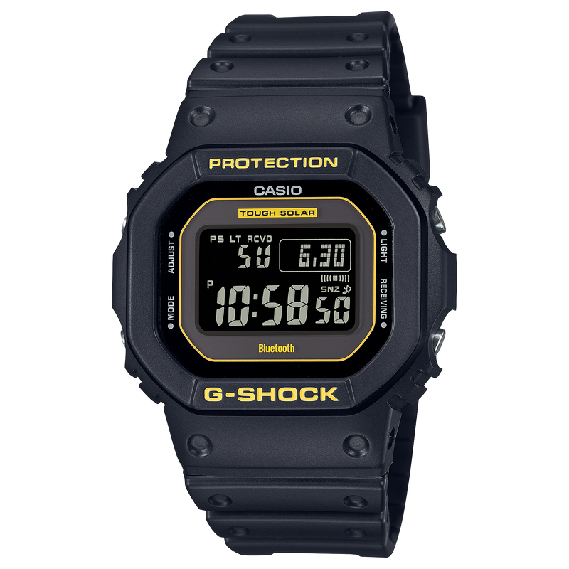 G-Shock Digital Caution Black Resin Band Watch GWB5600CY-1D