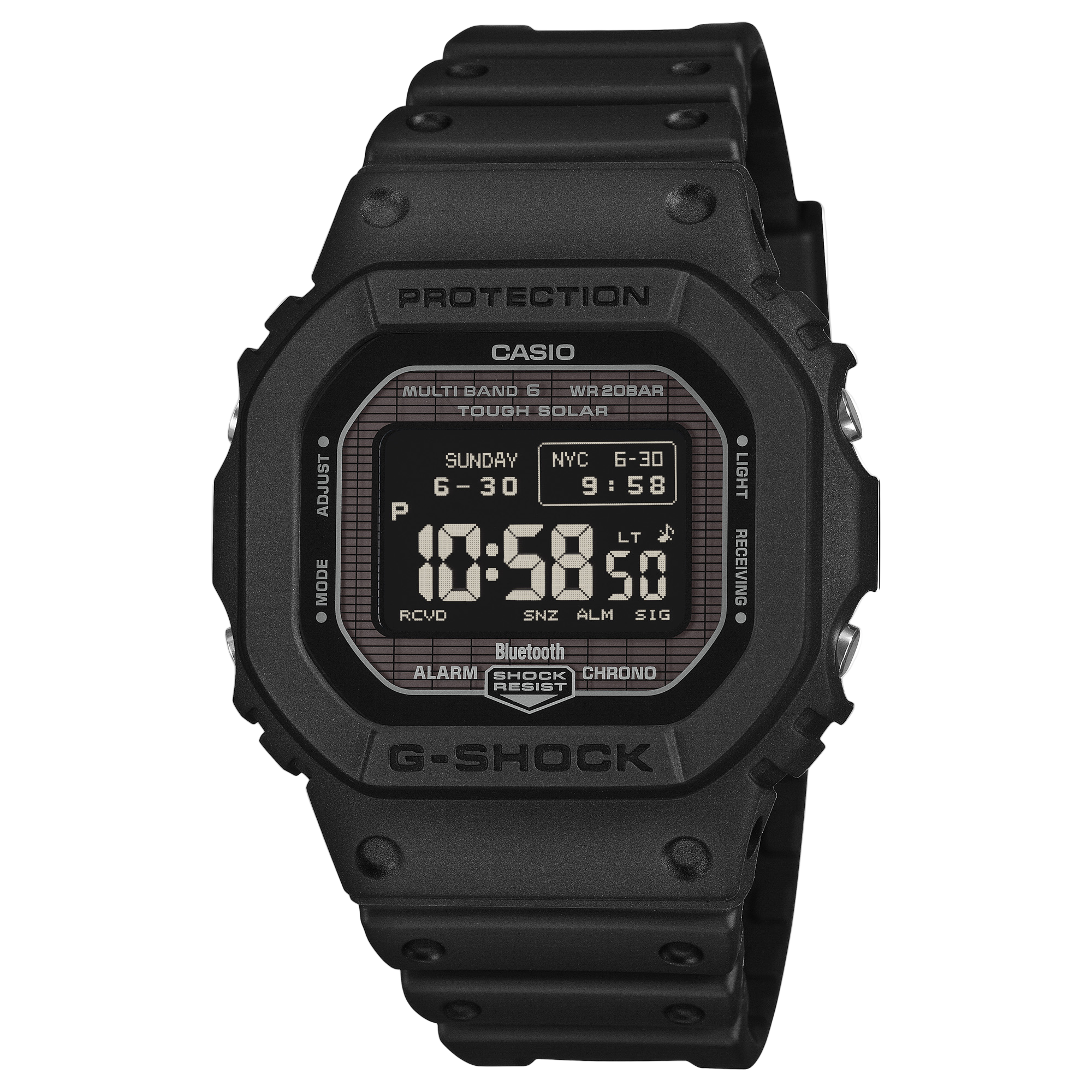 G-Shock Digital Black Dial Black Resin Band Watch GWBX5600-1A1