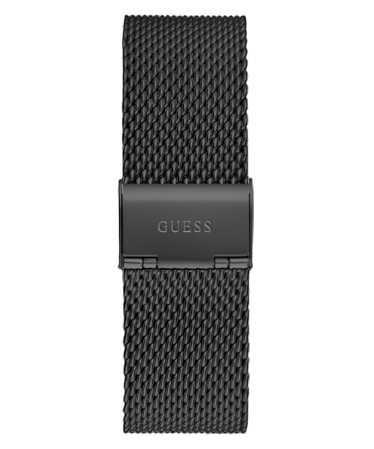Guess Reputation Black Dial Black Tone Analog Watch GW0710G3