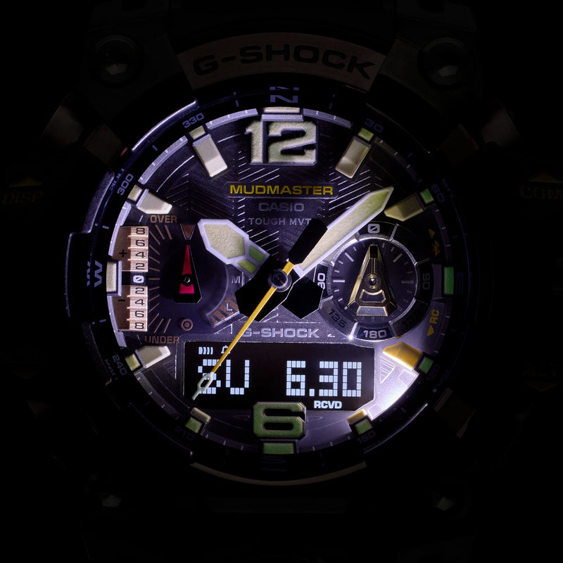 G-Shock Master of G Mudmaster Adventure Watch with Red Resin Band GWGB1000-1A4