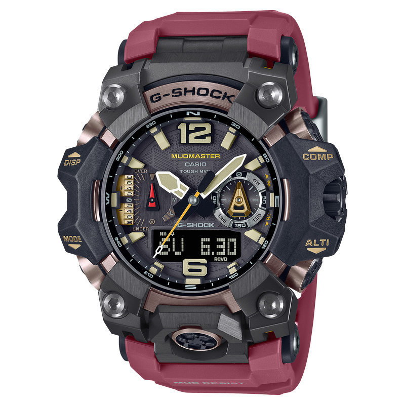 G-Shock Master of G Mudmaster Adventure Watch with Red Resin Band GWGB1000-1A4