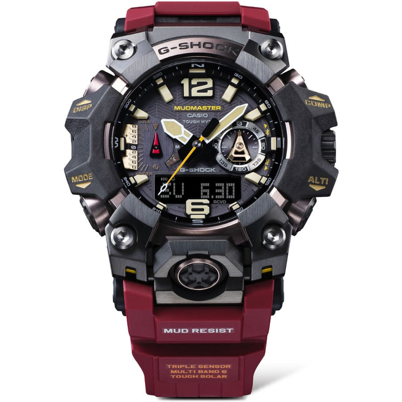 G-Shock Master of G Mudmaster Adventure Watch with Red Resin Band GWGB1000-1A4