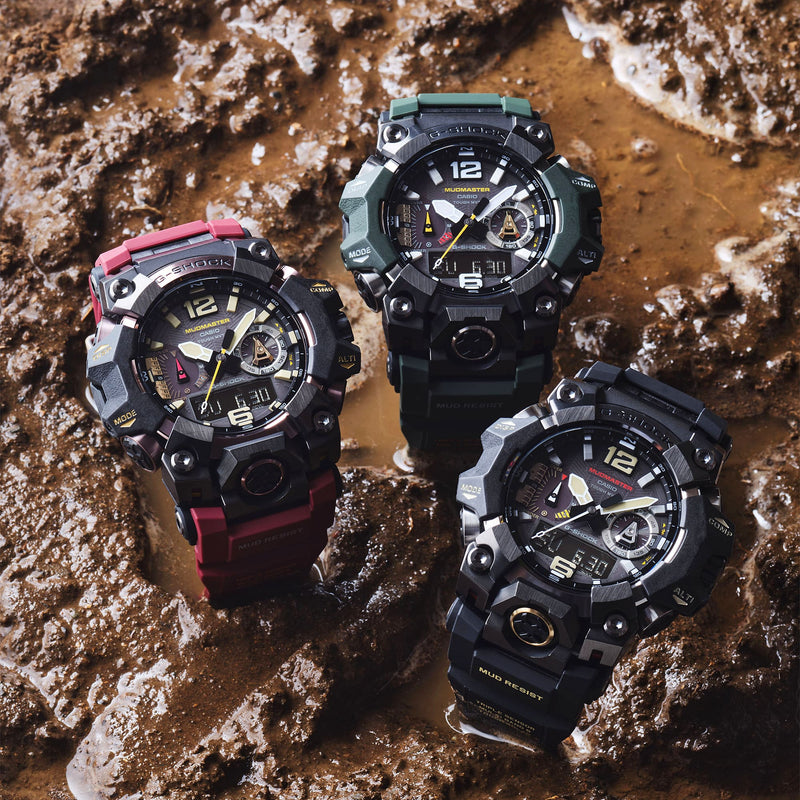 G-Shock Master of G Mudmaster Adventure Watch with Red Resin Band GWGB1000-1A4