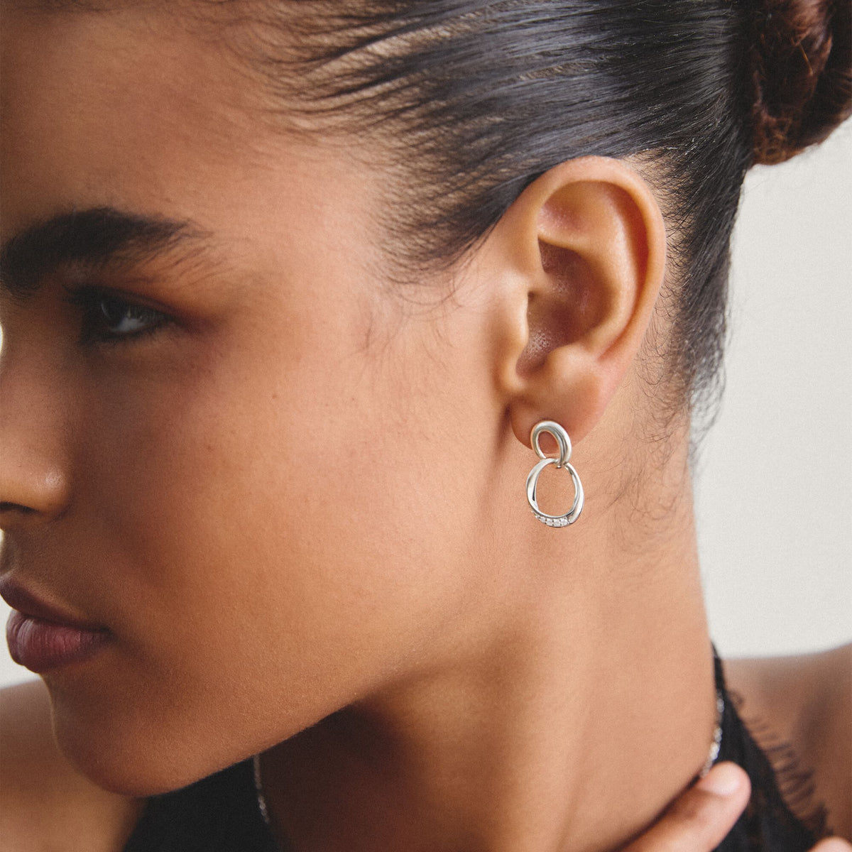 Thomas Sabo Earrings Together with zirconia TH2350