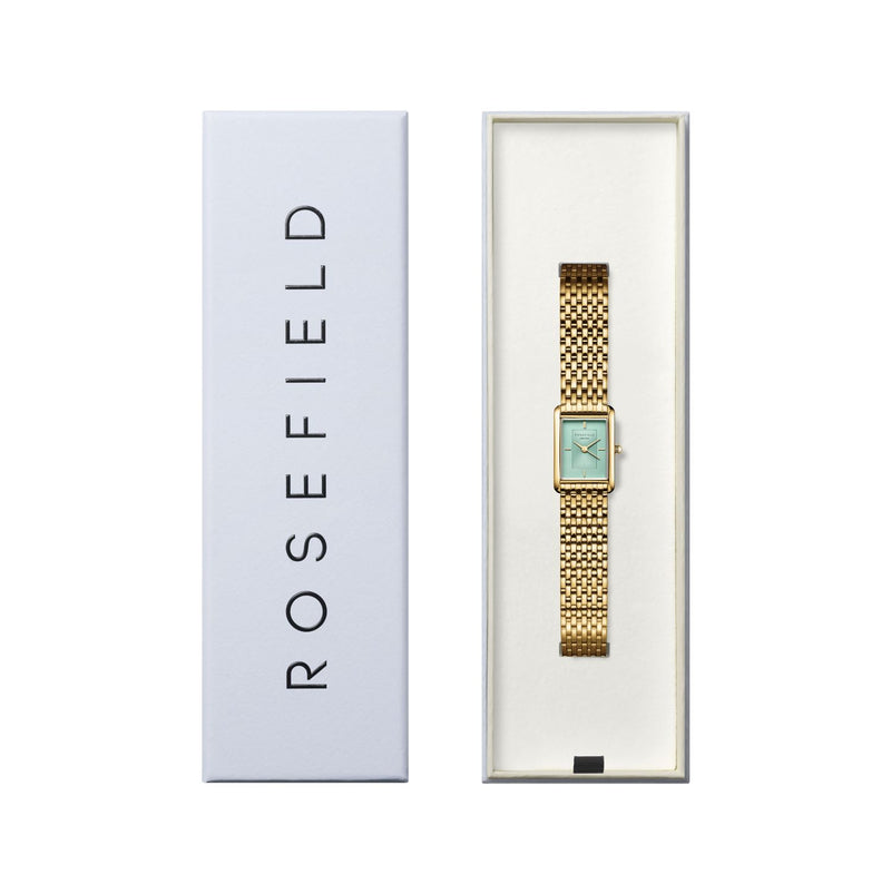 Rosefield Heirloom Mint Green Dial Steel Gold Watch HMGSG-H04