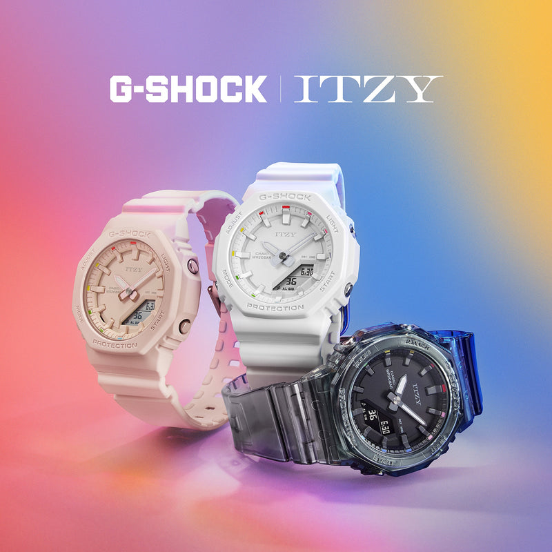 G-Shock Analog Digital Mid DUO Itzy Collaboration Resin Band Watch GMAP2100ZY-1A