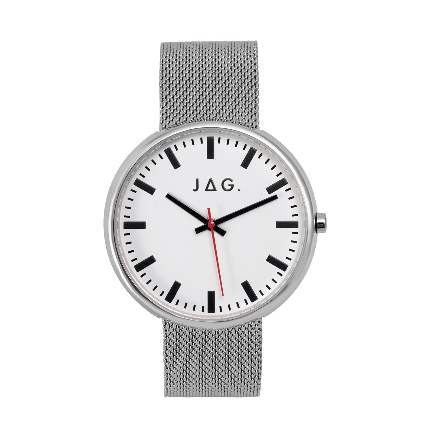 JAG Glebe Silver Stainless Steel 42mm Watch for Men 2023