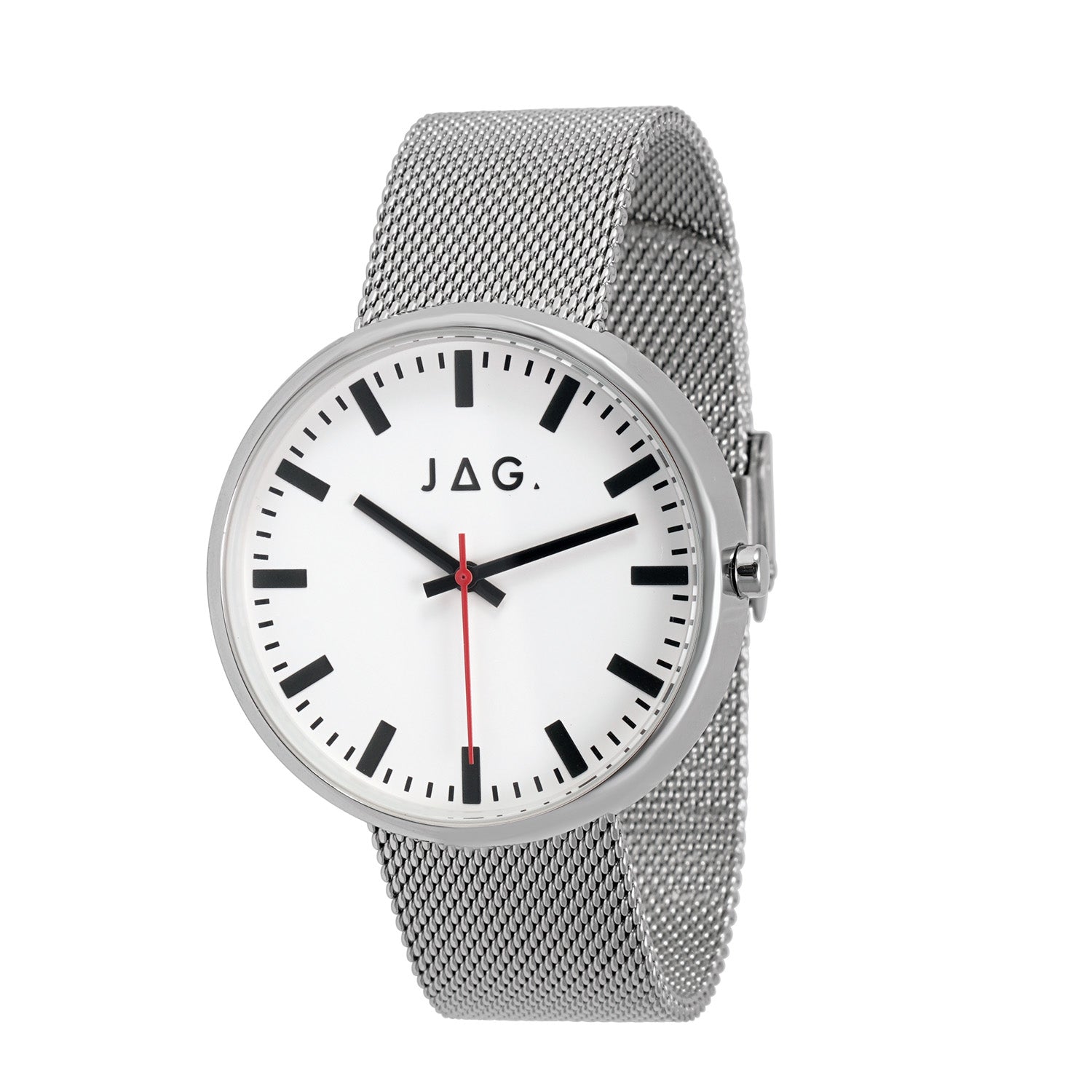JAG Glebe Silver Stainless Steel 42mm Watch for Men 2023