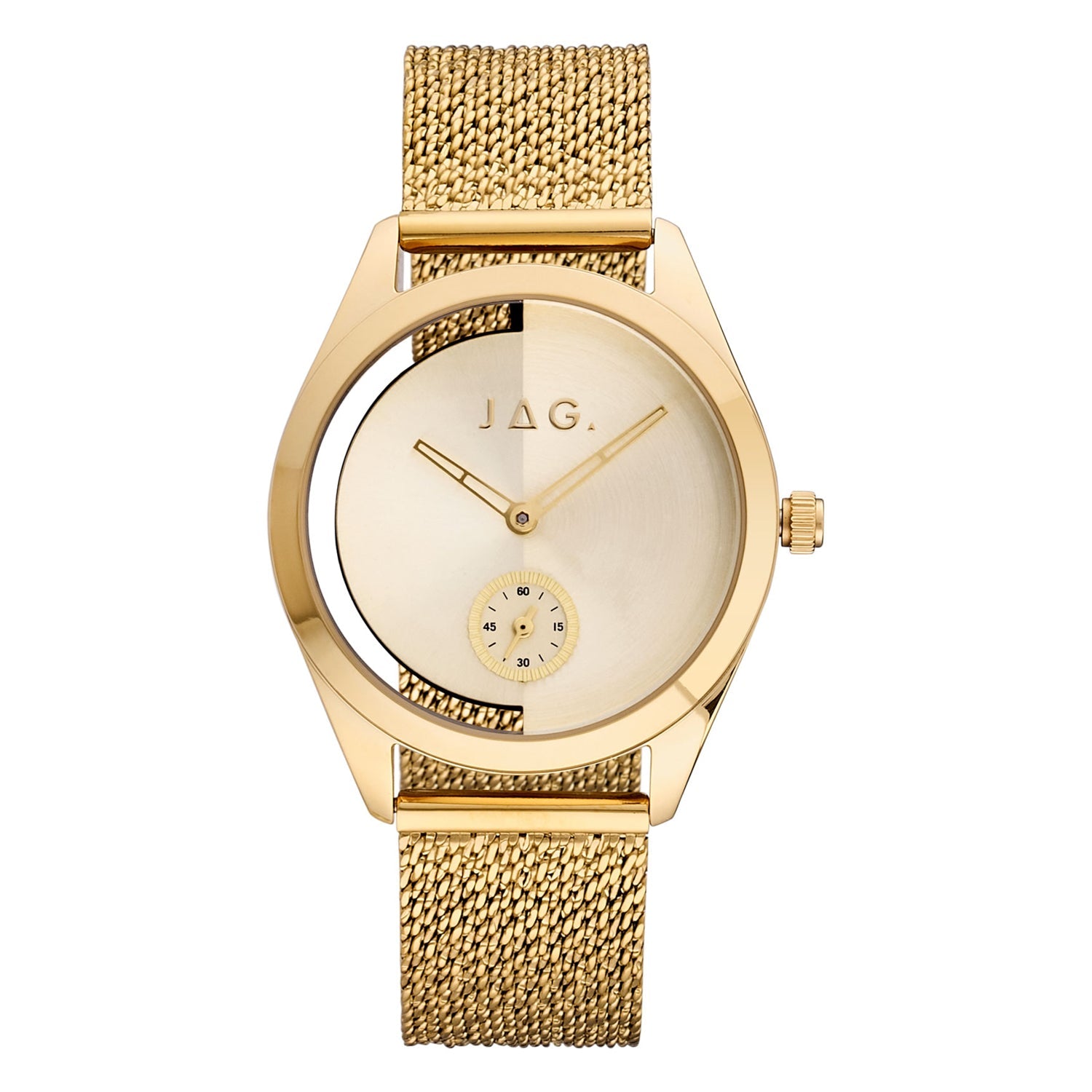 Jag Harrow Gold Stainless Steel Watch 36mm Elegant Women’s Timepiece