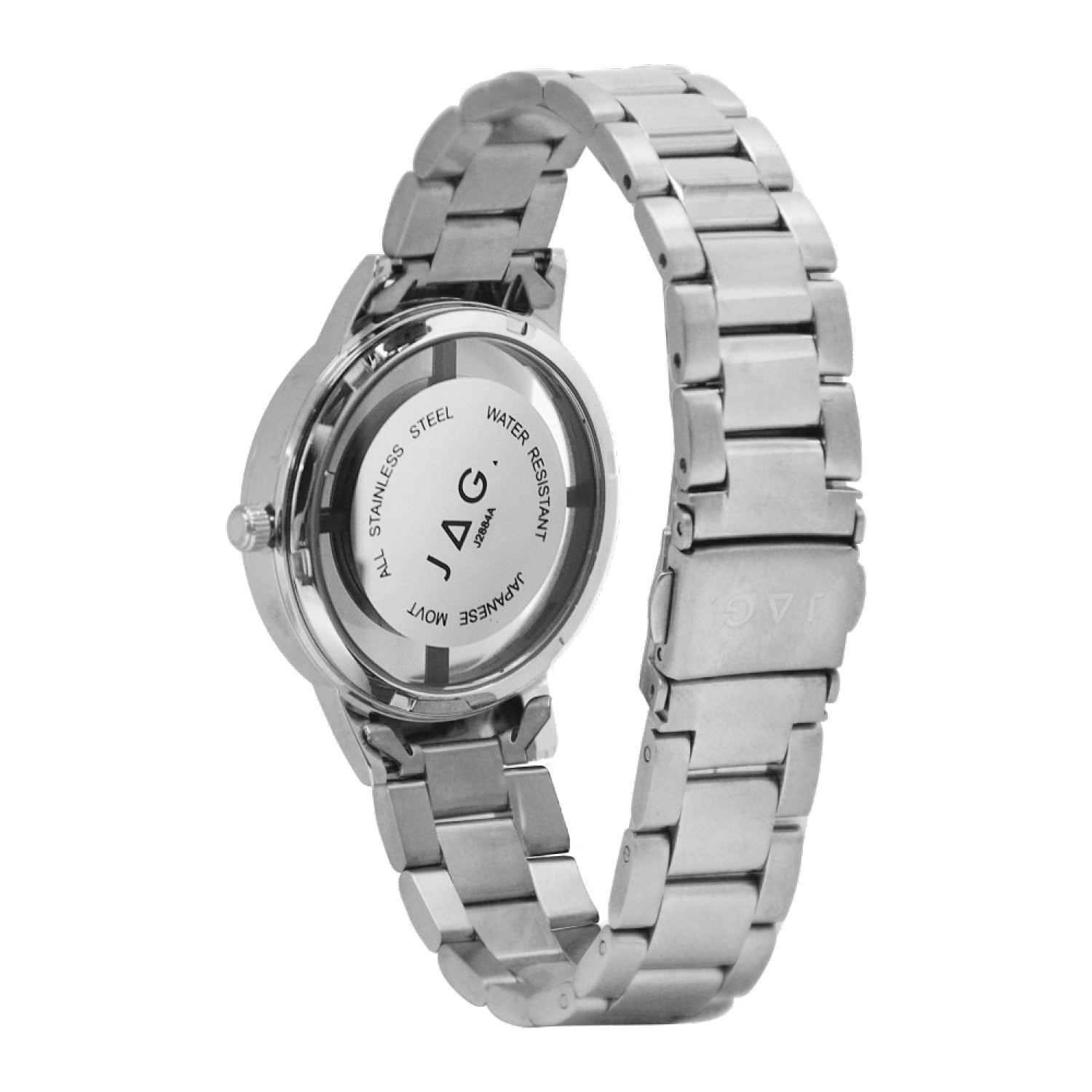 Jag Shelley Silver Stainless Steel Watch Mother Of Pearl 36mm