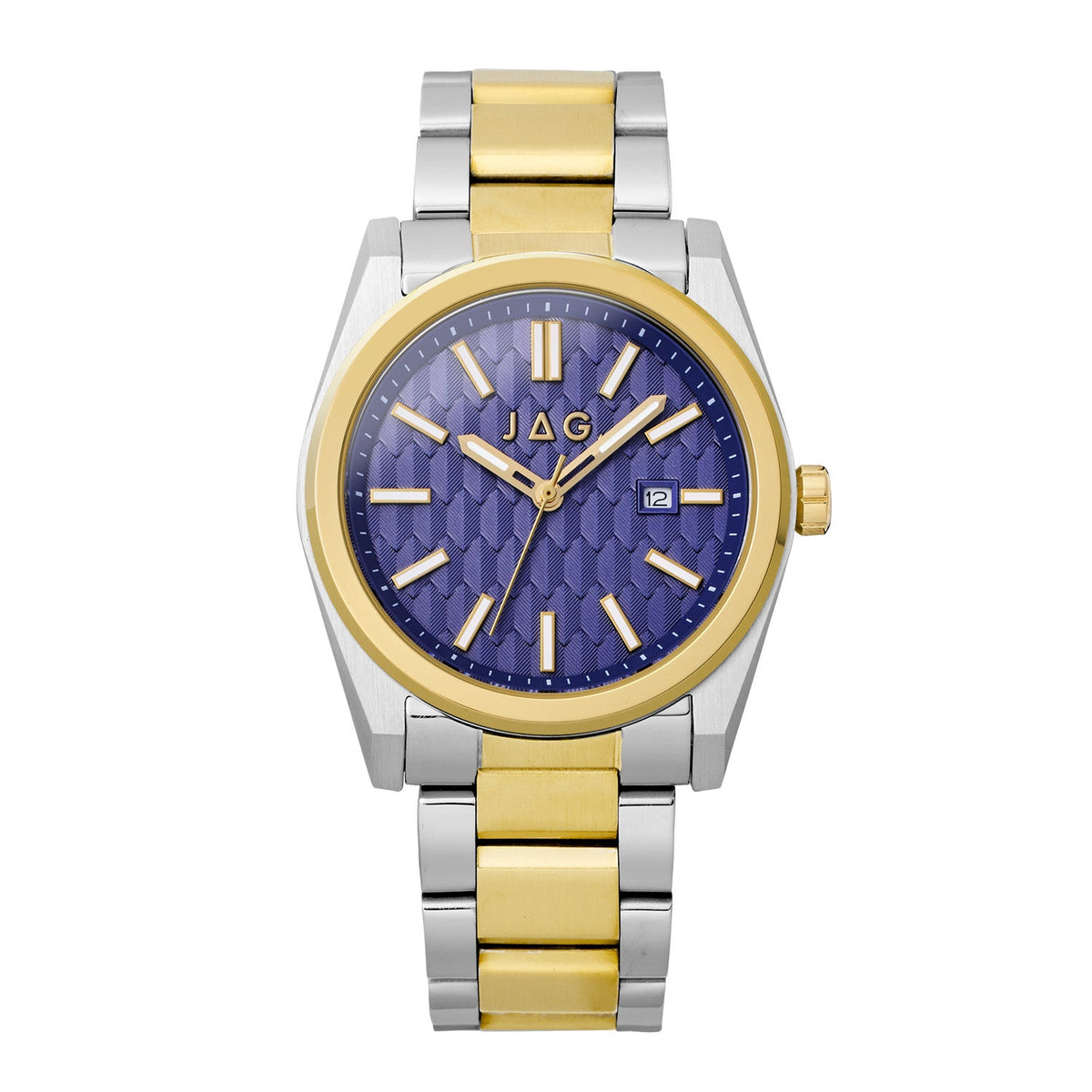 JAG Beaufort Mens Blue Dial 41.8mm Two-Tone Watch J3002A