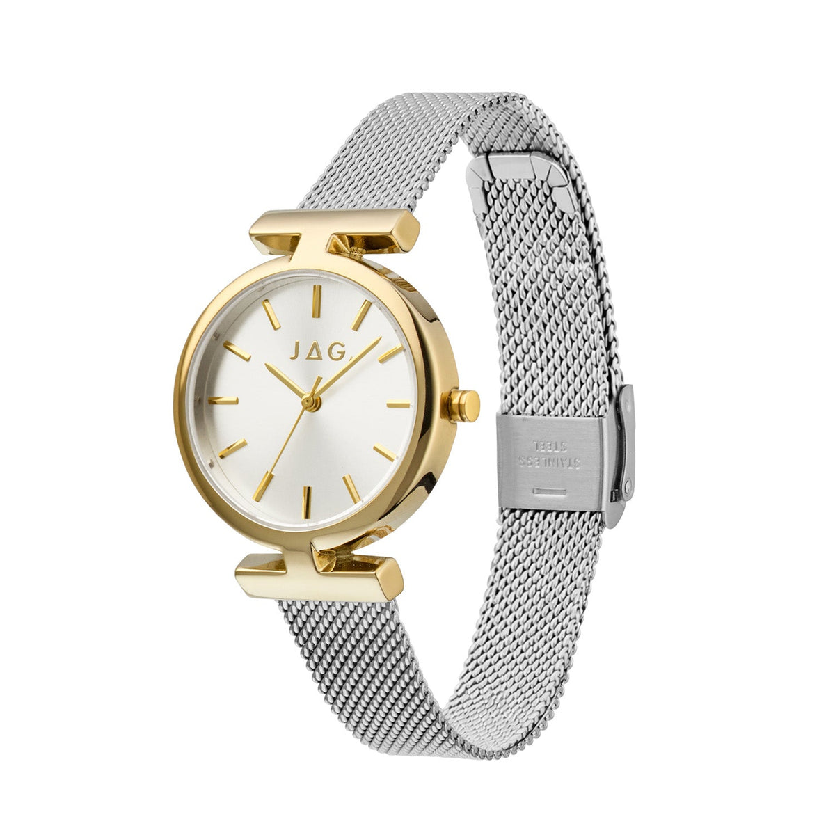 JAG Mudgee Womens Silver Dial 35mm Silver Watch J3034A