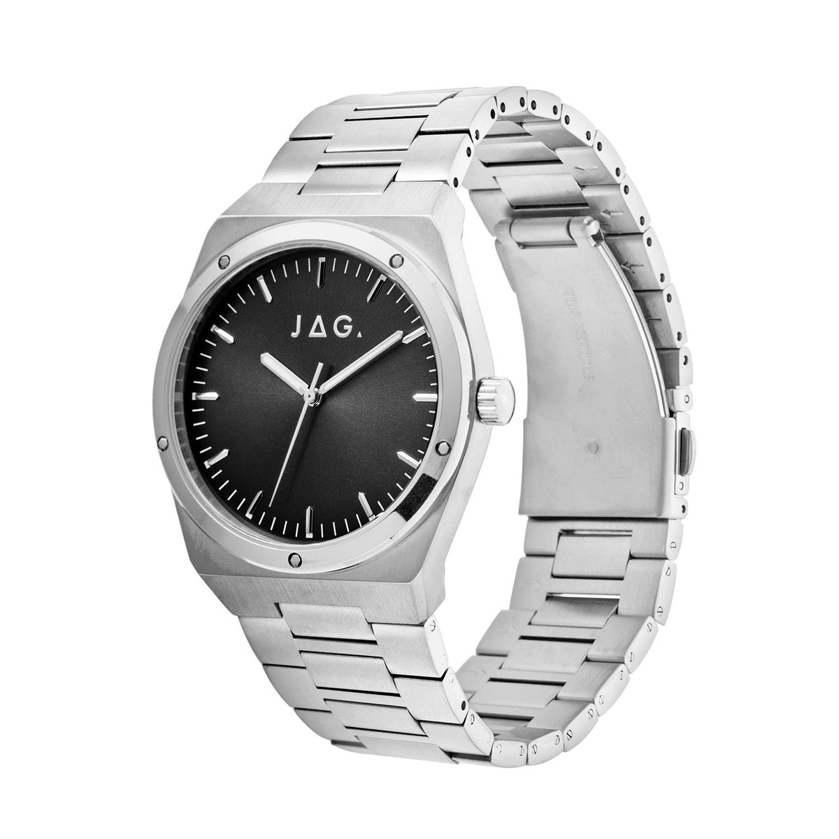 Jag Arlo Black Dial Silver Steel Mens Watch J3111A view 3