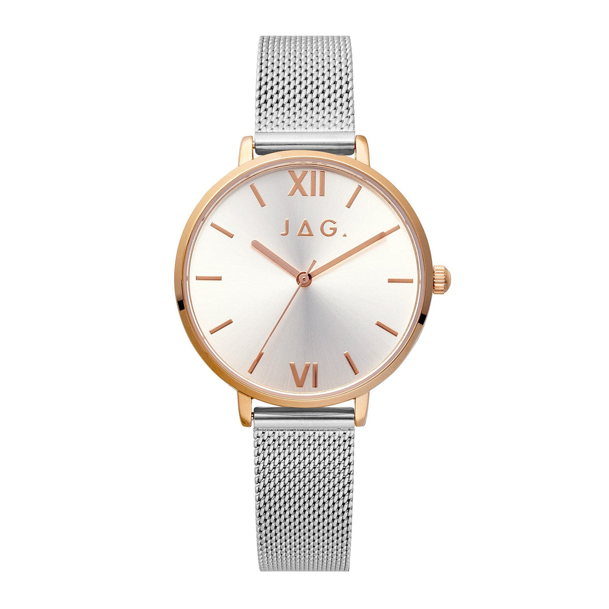 Jag Sophie Silver Dial Silver Steel Womens Watch J3120A front packshot