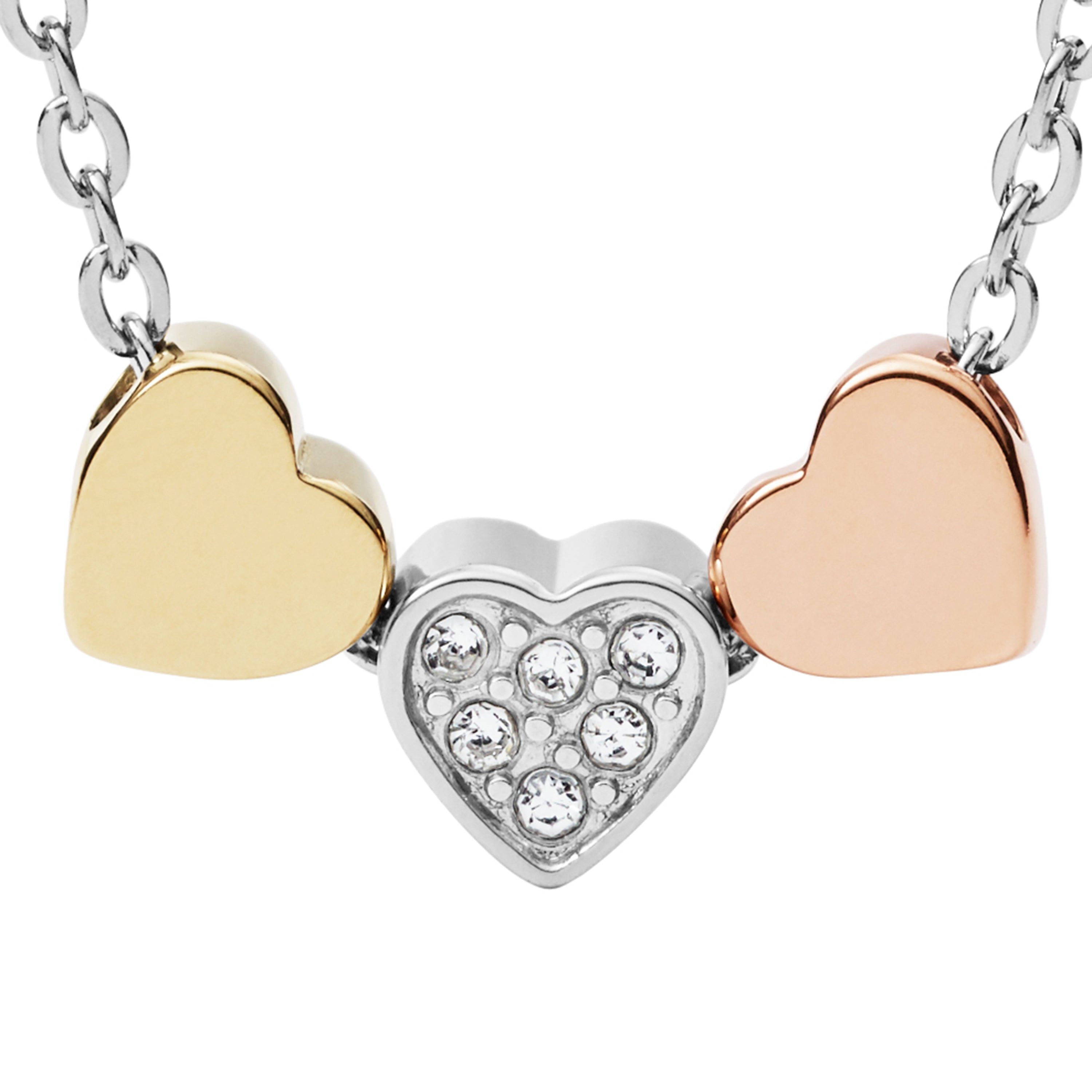Fossil Vintage Motifs Multicolor Necklace JF02856998