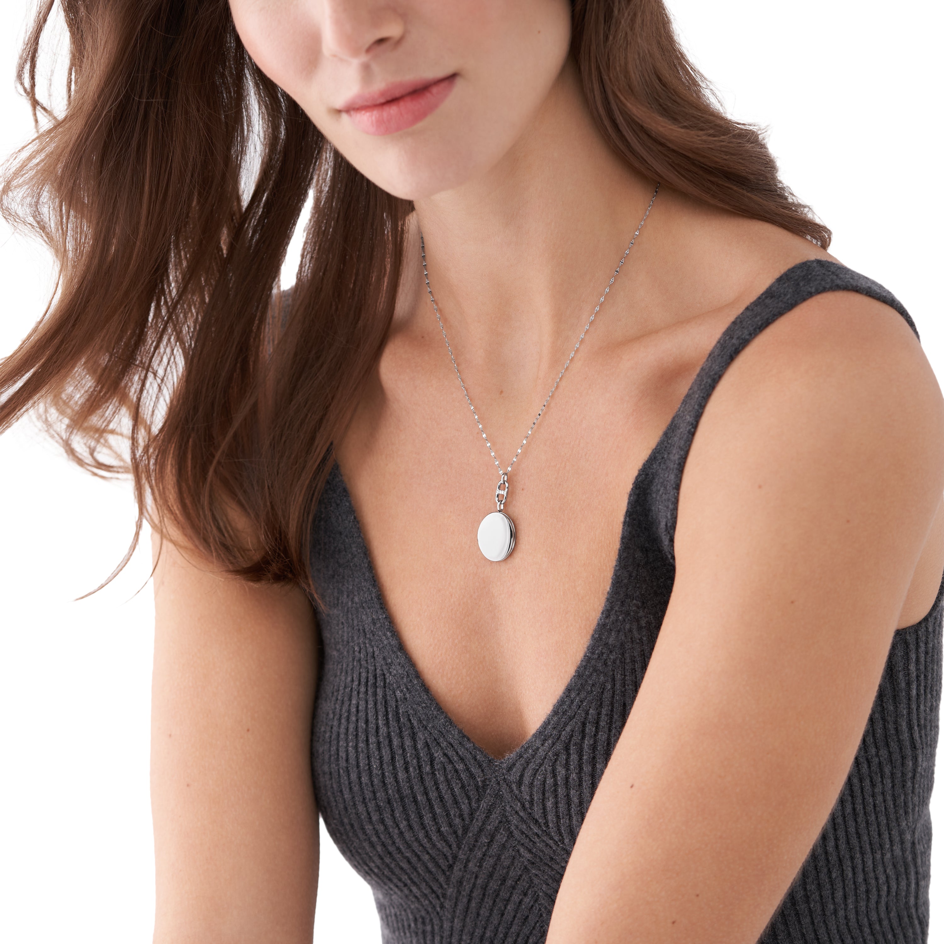 Fossil Jewelry Silver Necklace JF04427040