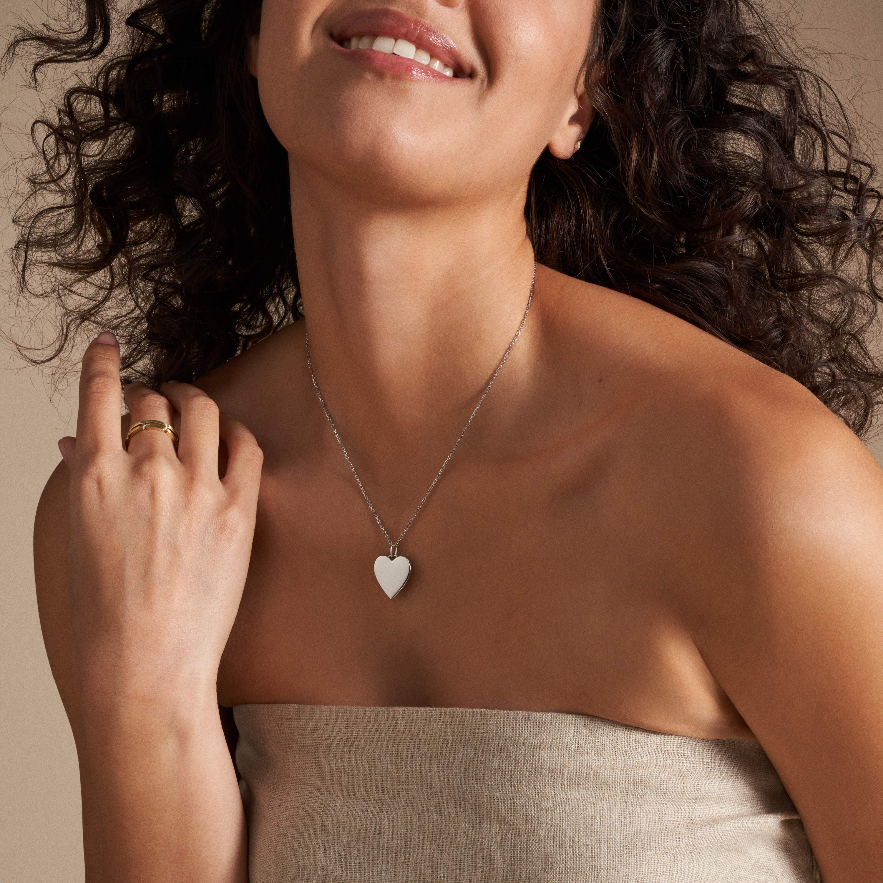 Fossil Drew Silver Necklace JF04690040