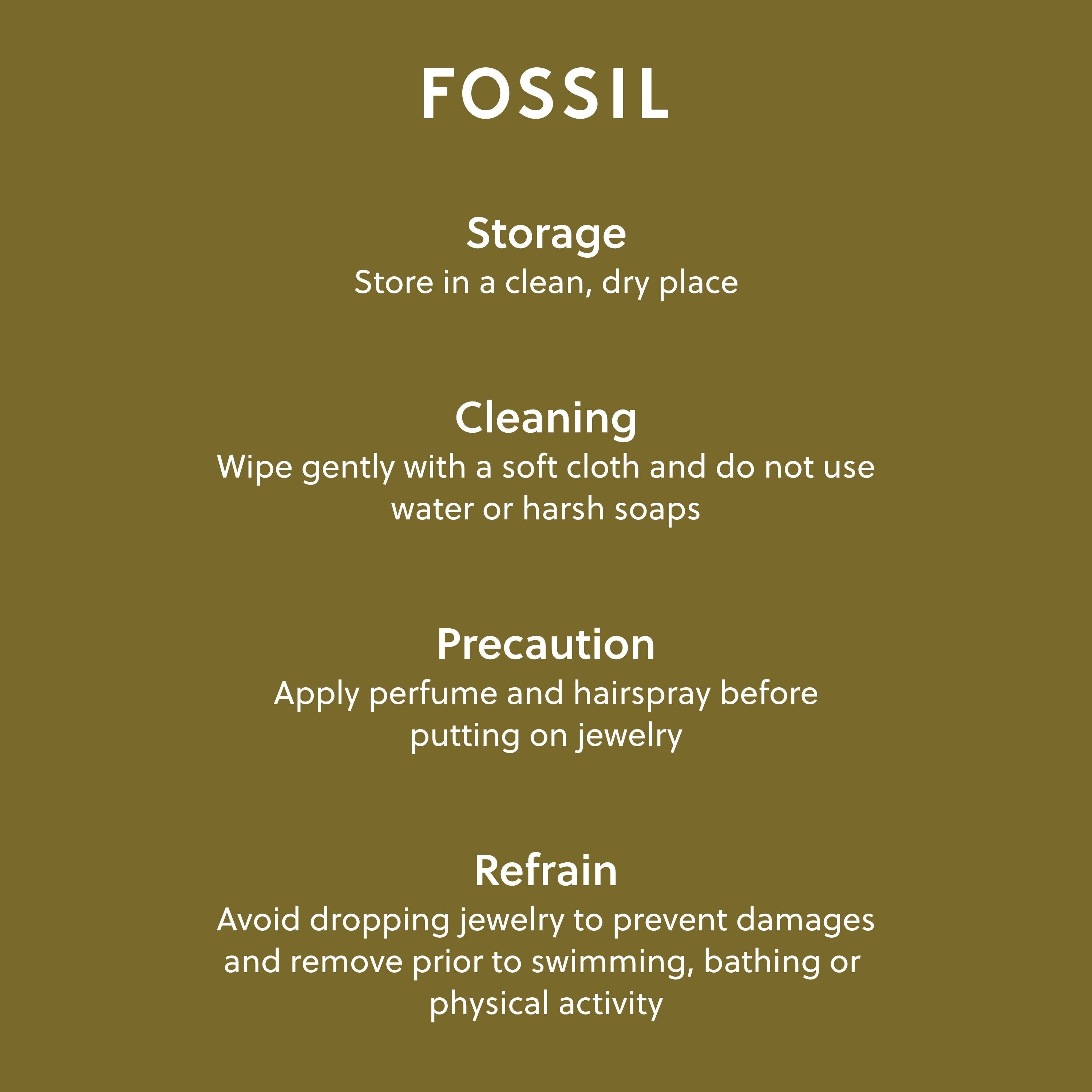 Fossil Arden Gold Necklace JF04783710