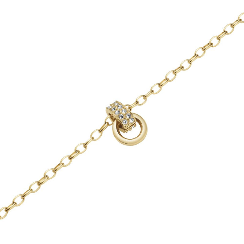 Rosefield Bow Link Studs Gold Necklace JNBSG-J898