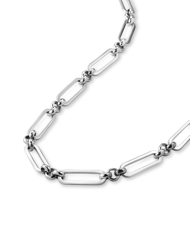 Rosefield Multilink Silver Necklace JNCMS-J529