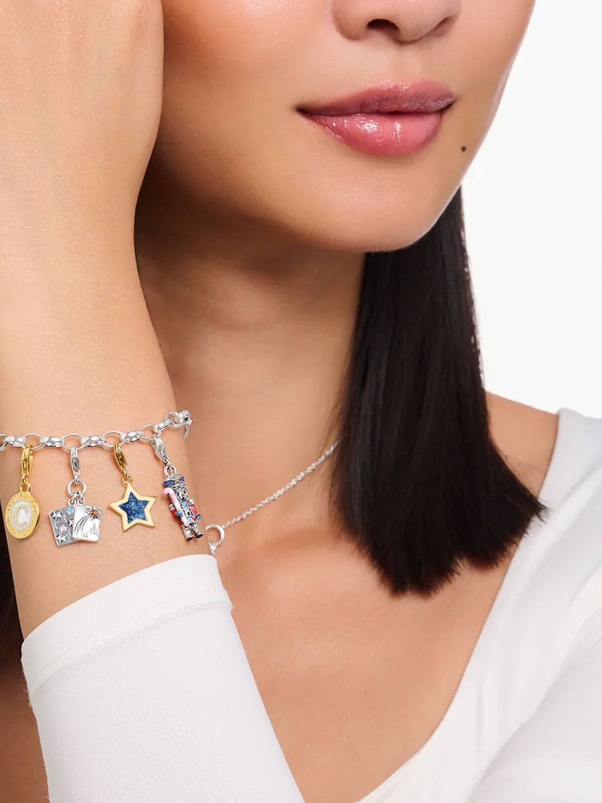 Victorinox Mens 241571 Night Vision Analog Display Swiss Quartz Silver