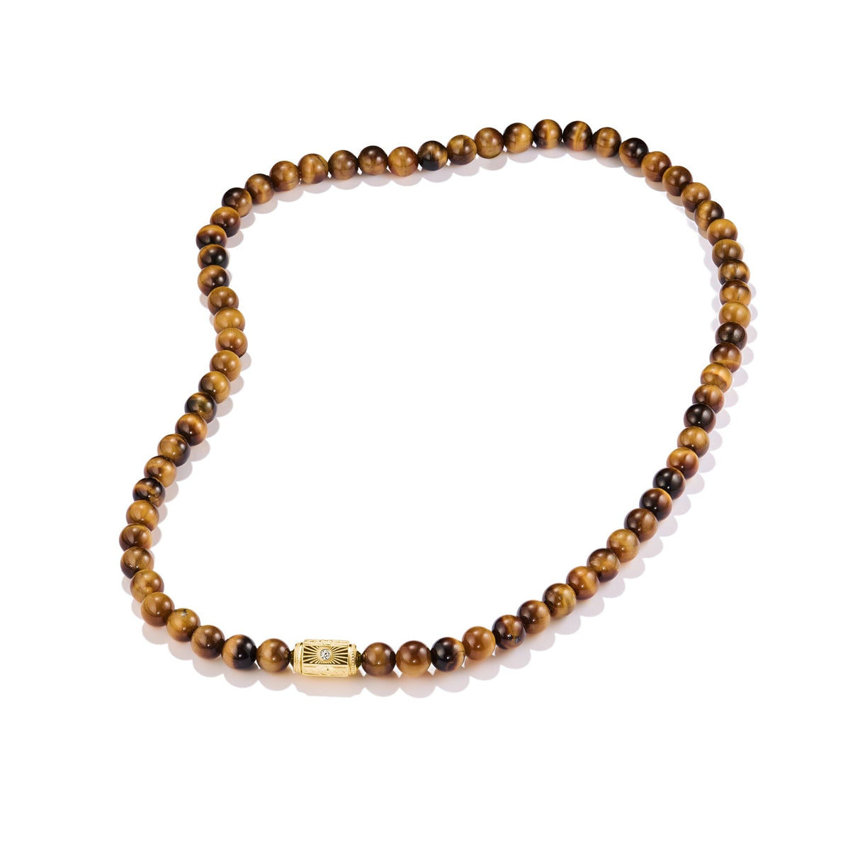 Thomas Sabo Necklace with Tiger’s Eye Beads