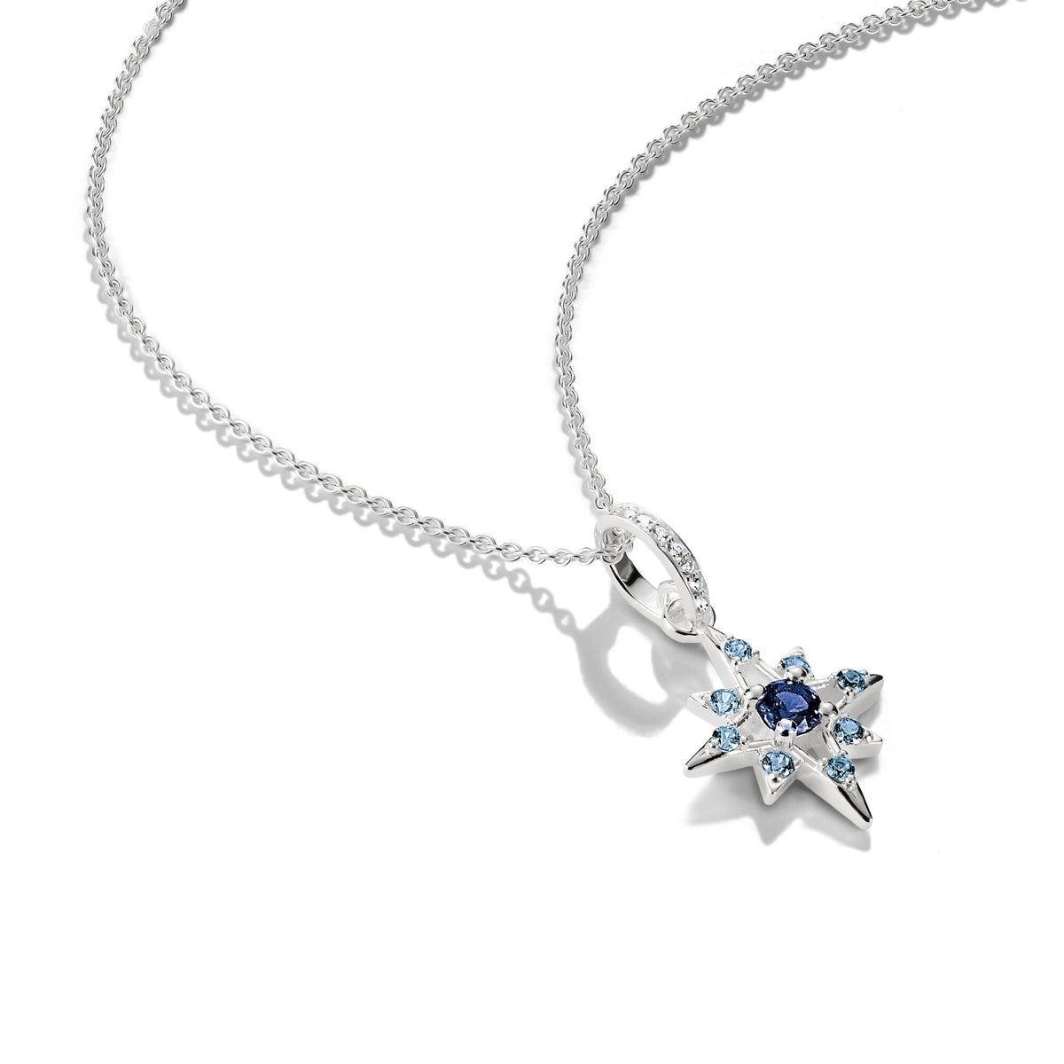 Thomas Sabo Necklace star with blue stones TKE2394BLU TKE2394BLU view 4