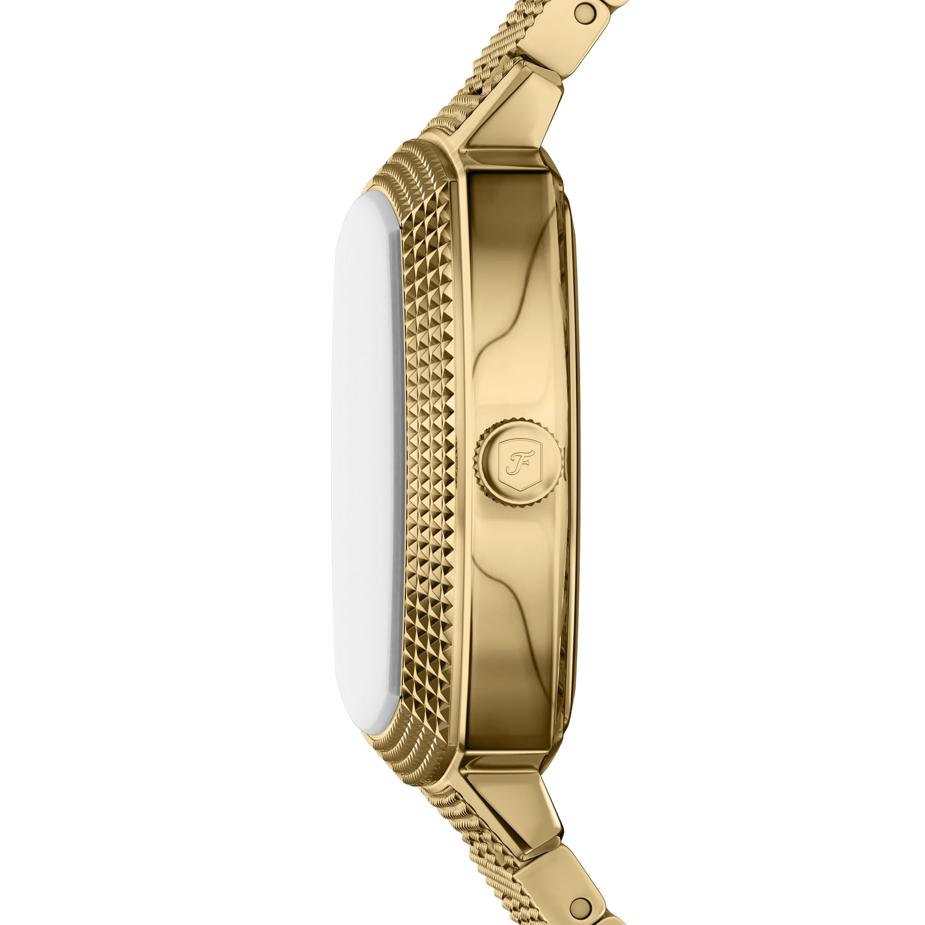 Fossil Machine Luxe Green Dial Gold Stainless Steel Watch LE1217