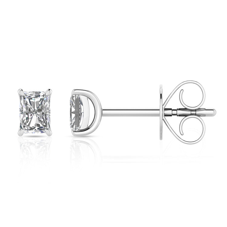 LAB DIAMONDS BY DGA CORE 0.50ct Lab Grown Diamond 9K White Gold Women's Earrings LGEF-9713-W