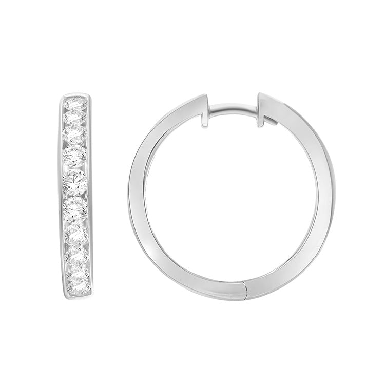 1.50ct Lab Grown Diamond Earrings in 9K White Gold