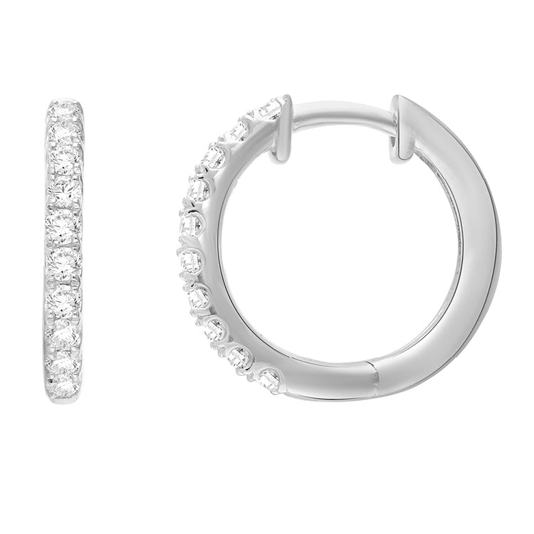 0.50ct Lab Grown Diamond Earrings in 9K White Gold
