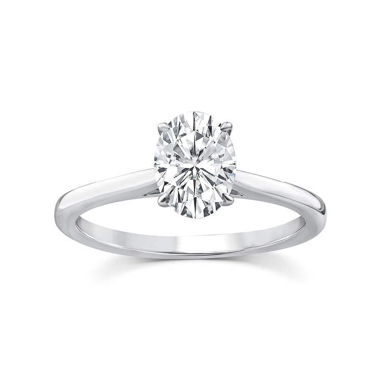 1.00ct Lab Grown Diamond Ring in 9K White Gold
