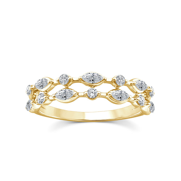 0.40ct Lab Grown Diamond Ring in 9K Yellow Gold