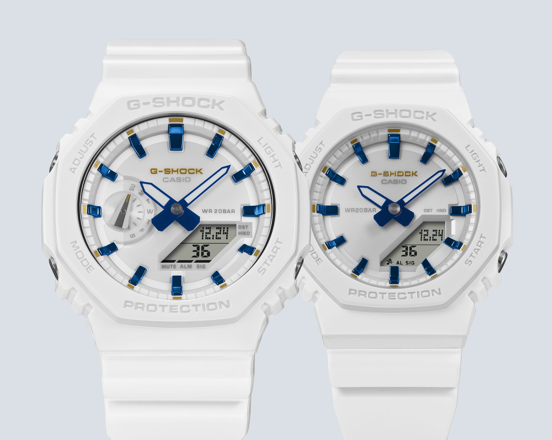 G-Shock Seasonal Pair Collection White Resin Band Watch LOV25A-7A