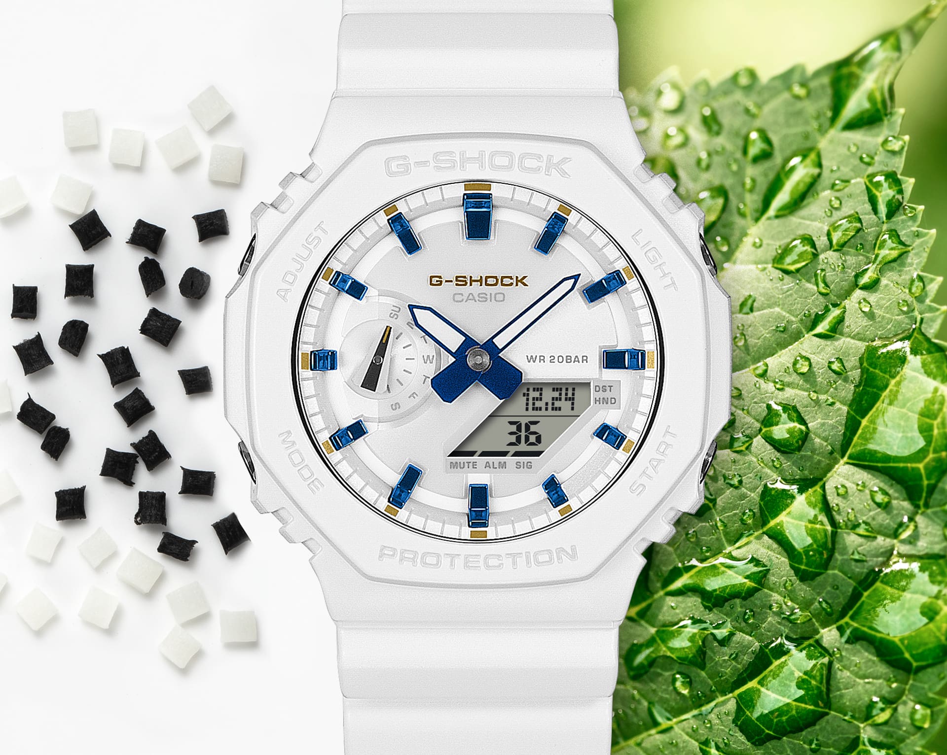 G-Shock Seasonal Pair Collection White Resin Band Watch LOV25A-7A