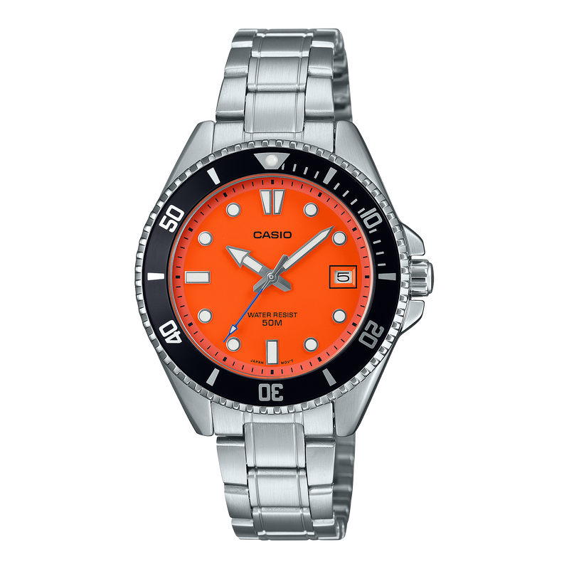 Casio Standard Analogue Diver Stainless Steel Watch MDV10D-4A1