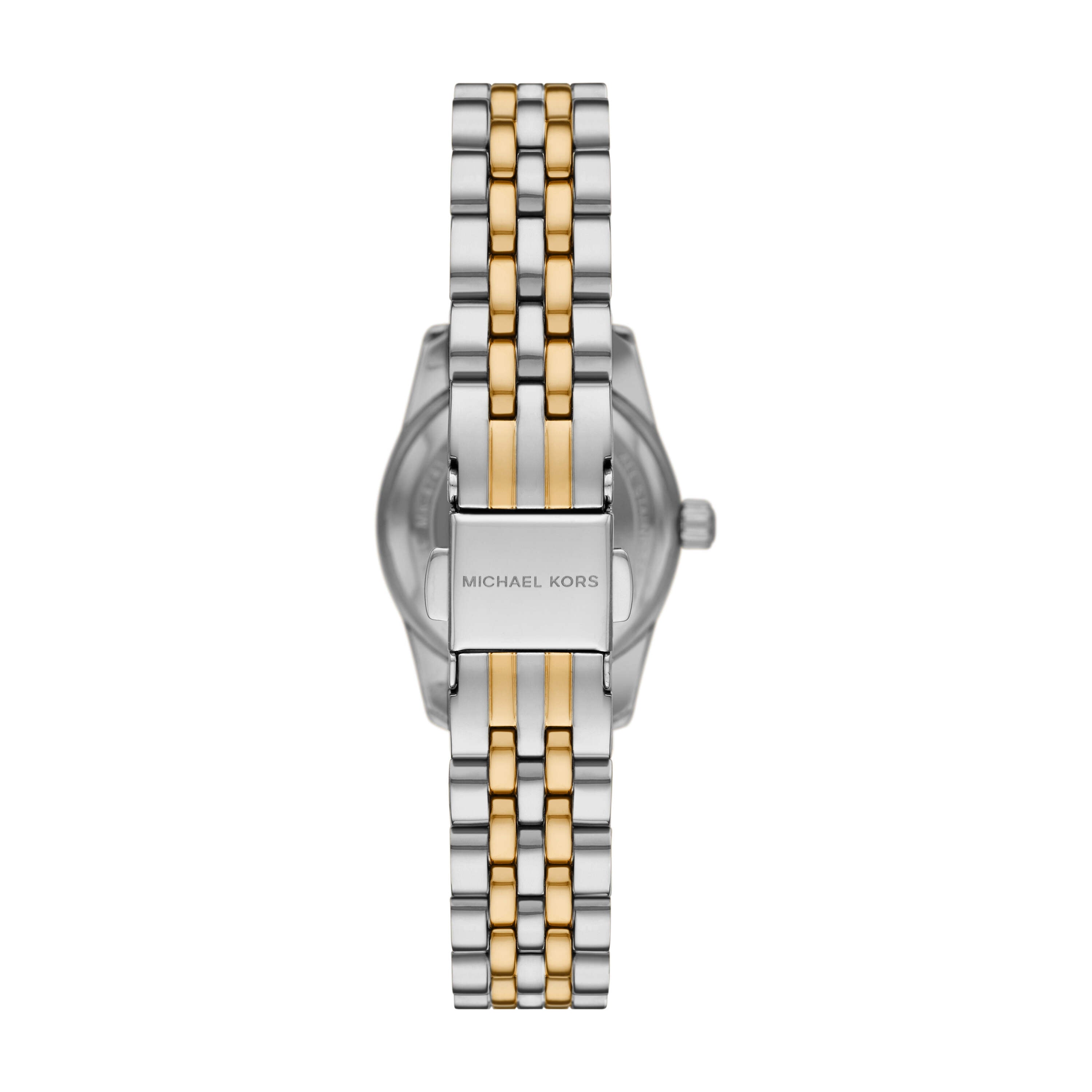 Michael Kors Lexington Silver Dial Two Tone Stainless Steel Watch MK4740