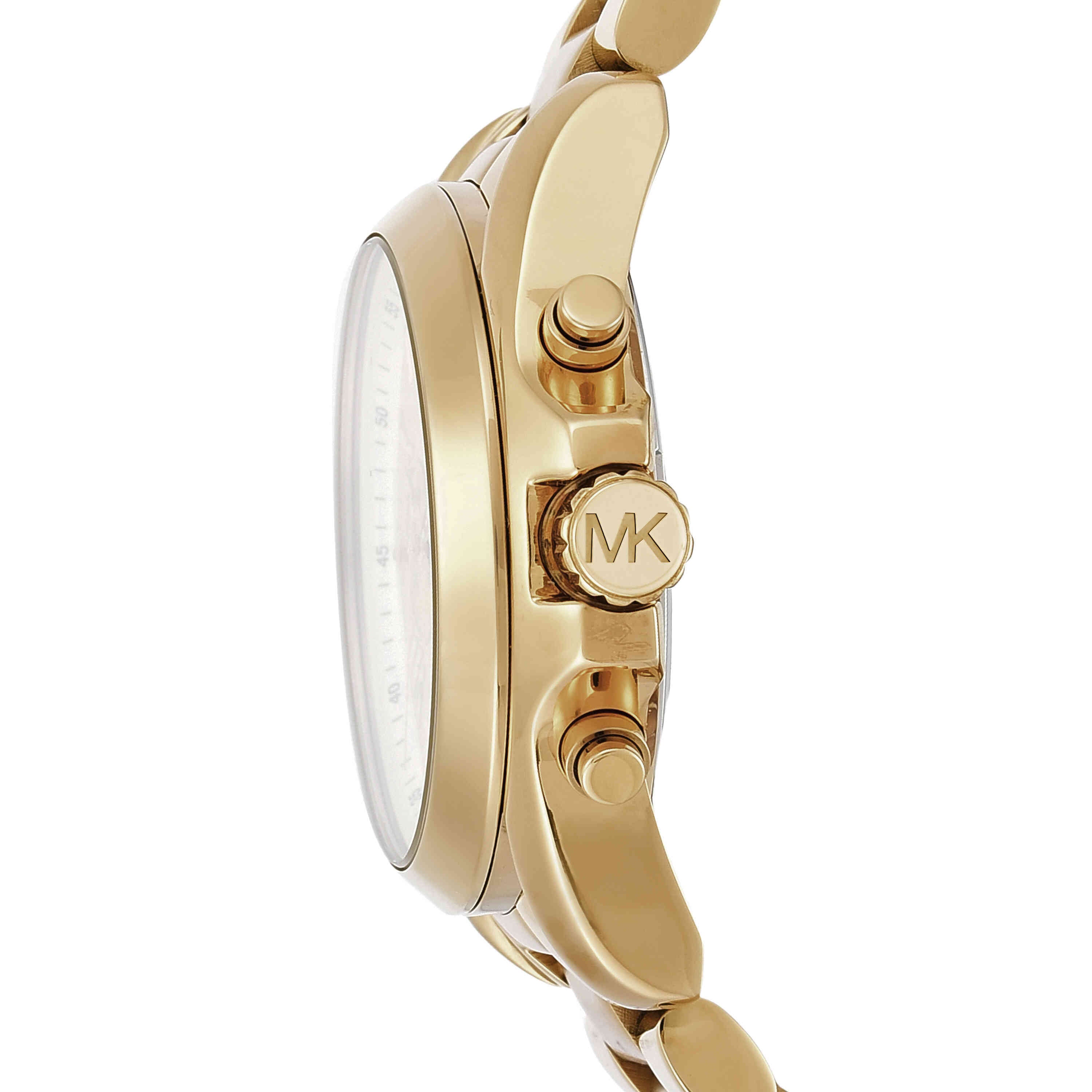 Michael Kors Bradshaw Gold Dial Stainless Steel Watch MK5605