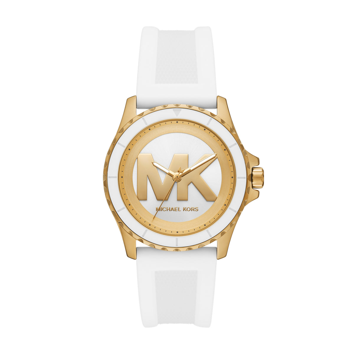 Michael Kors Oversized Everest White Silicone Watch MK7535