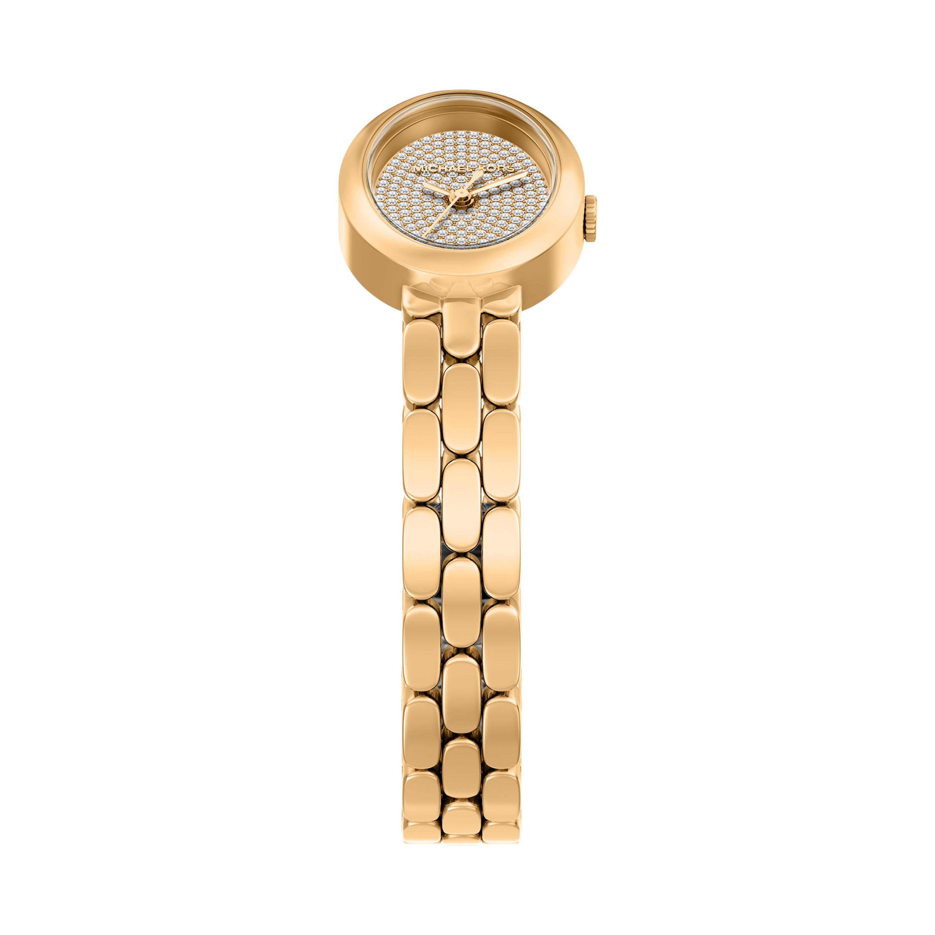 Michael Kors Maude Silver Dial Gold Stainless Steel Watch MK7596SET