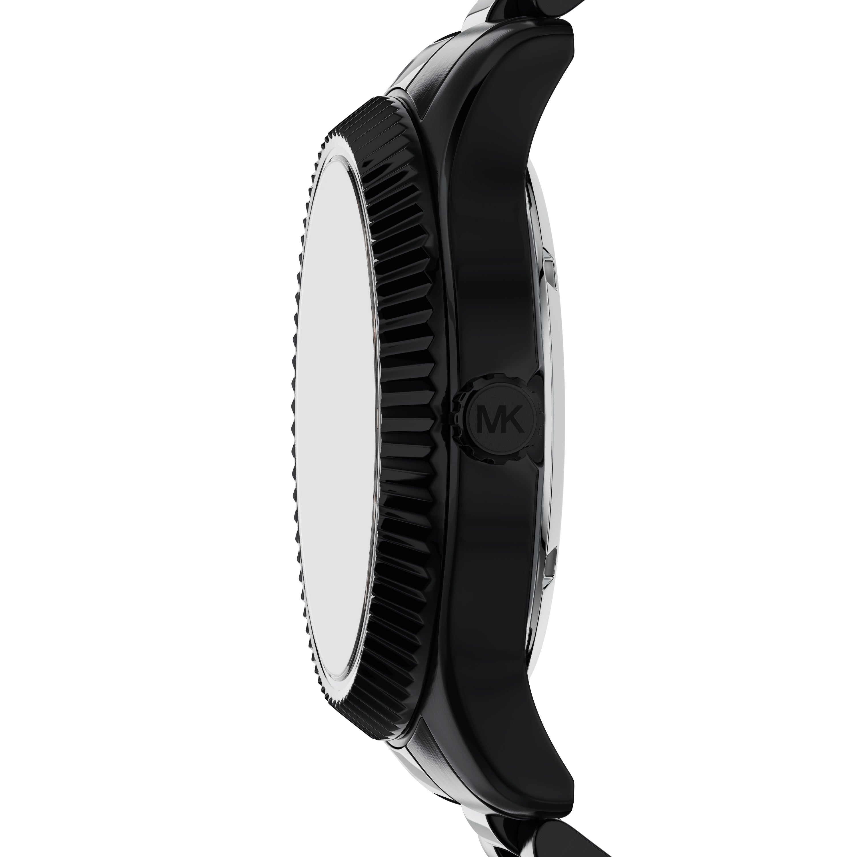 Michael Kors Lexington Black Dial Stainless Steel Watch MK9244