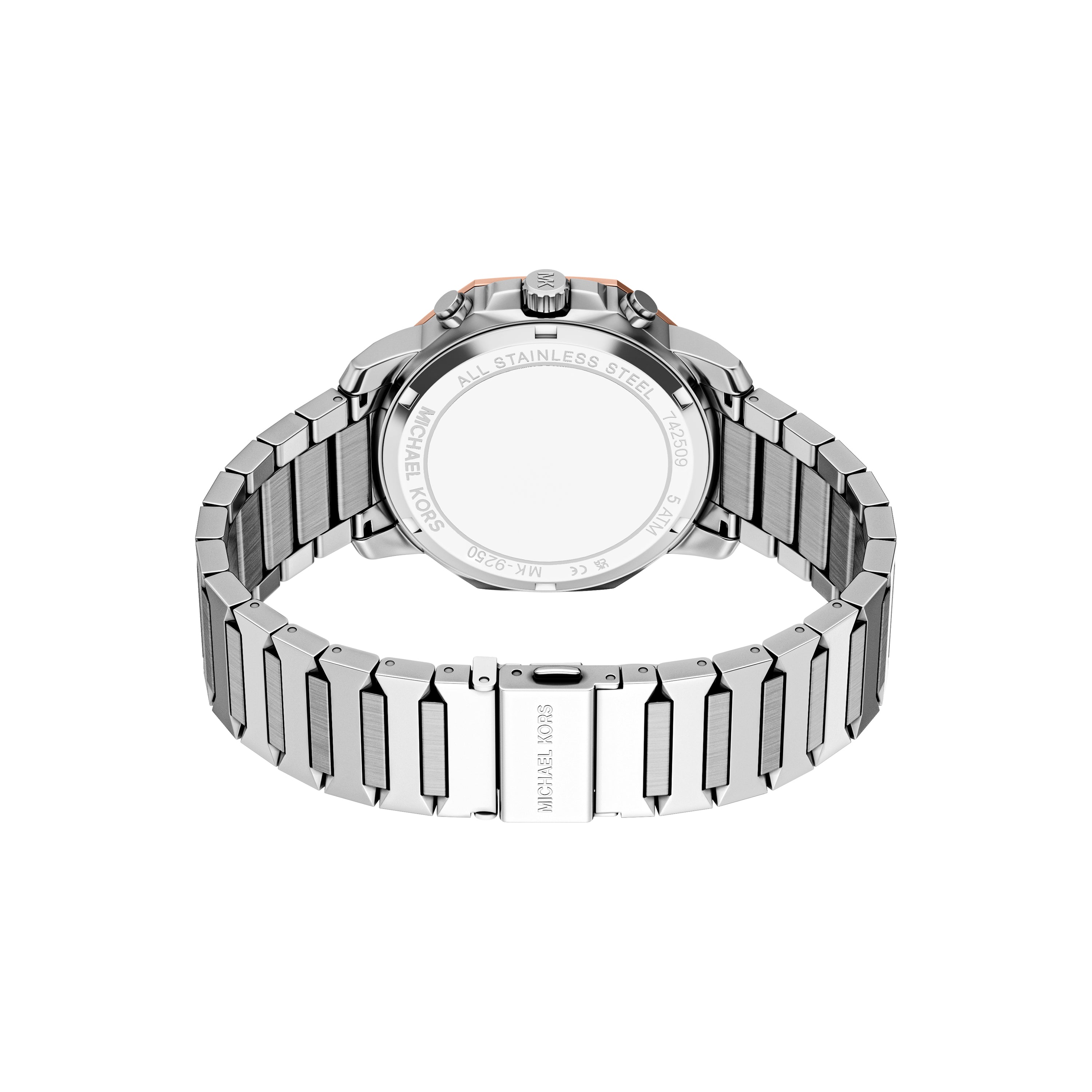 Michael Kors Prescott Blue Dial Stainless Steel Watch MK9250